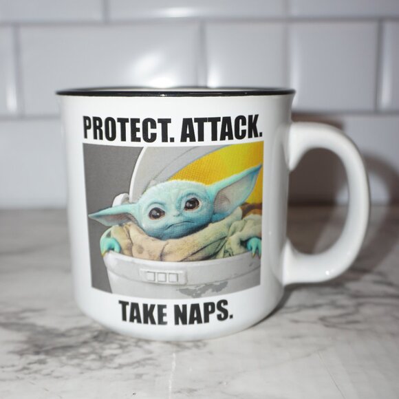 Star Wars: Baby Yoda Grogu Camper Mug - Picture 1 of 11